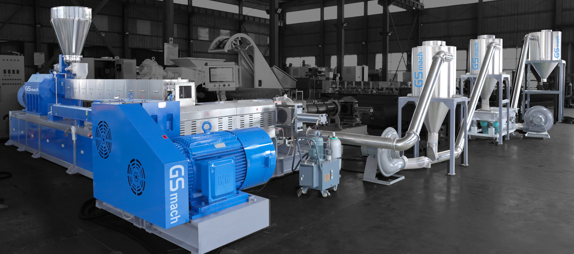 Two Stage Extruder Compounding Machine