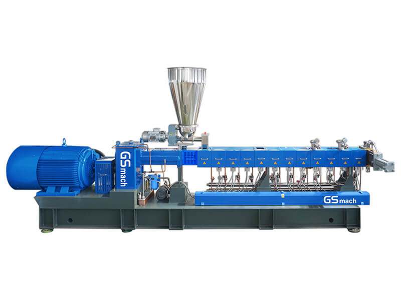 Twin-screw extruder barrel structure
